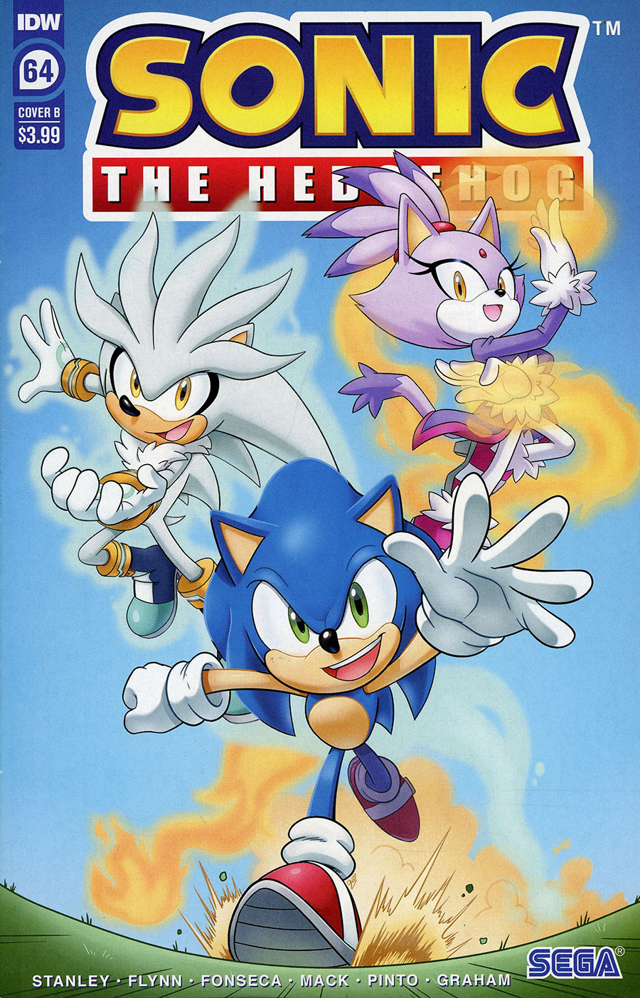 Sonic The Hedgehog Vol 3 #64 Cover B Variant Jennifer Hernandez Cover