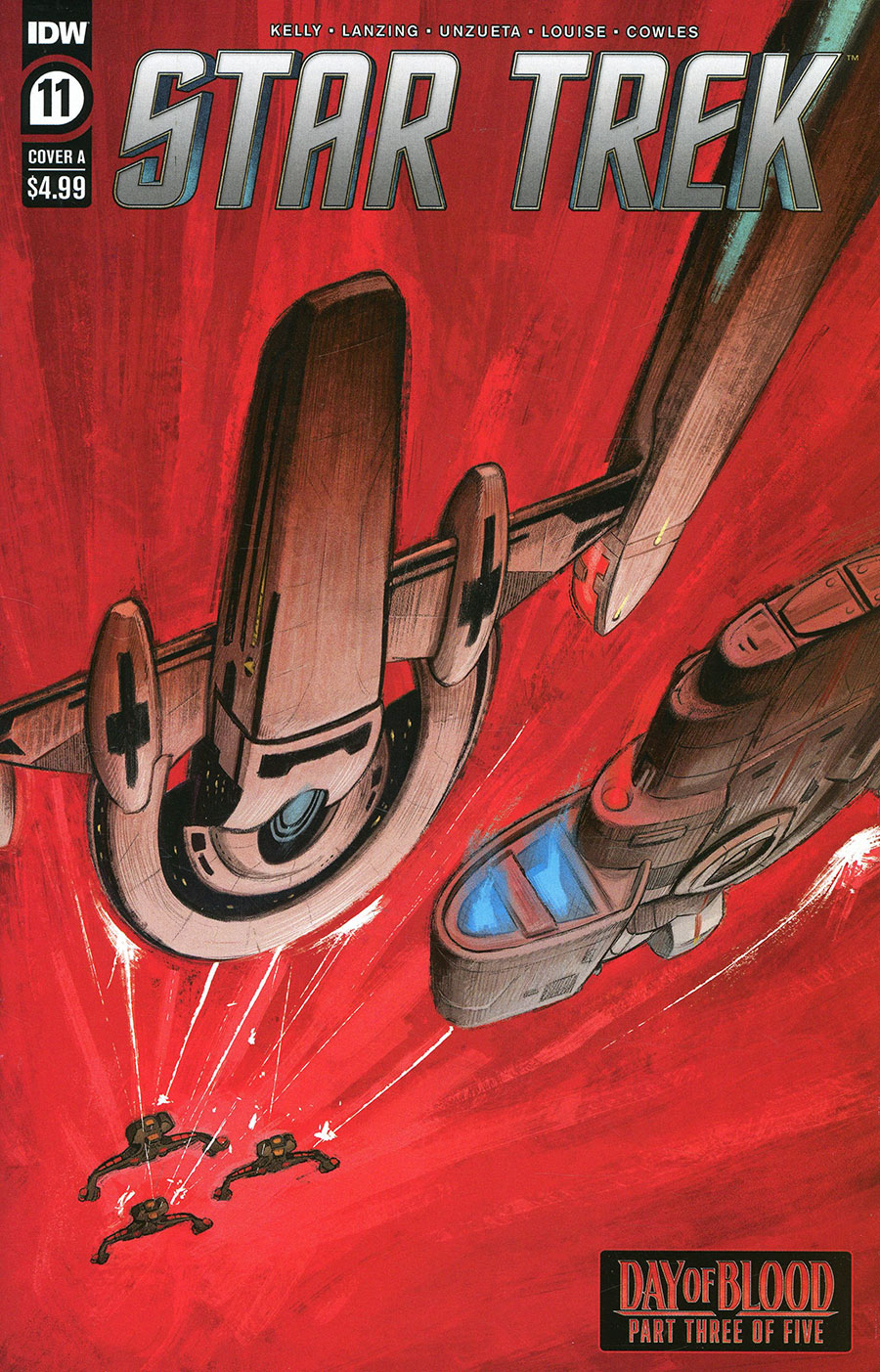 Star Trek (IDW) Vol 2 #11 Cover A Regular Malachi Ward Cover (Day Of Blood Part 3)