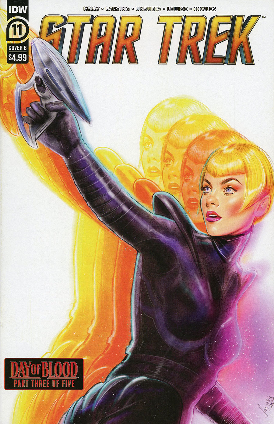 Star Trek (IDW) Vol 2 #11 Cover B Variant Suspiria Vilchez Cover (Day Of Blood Part 3)