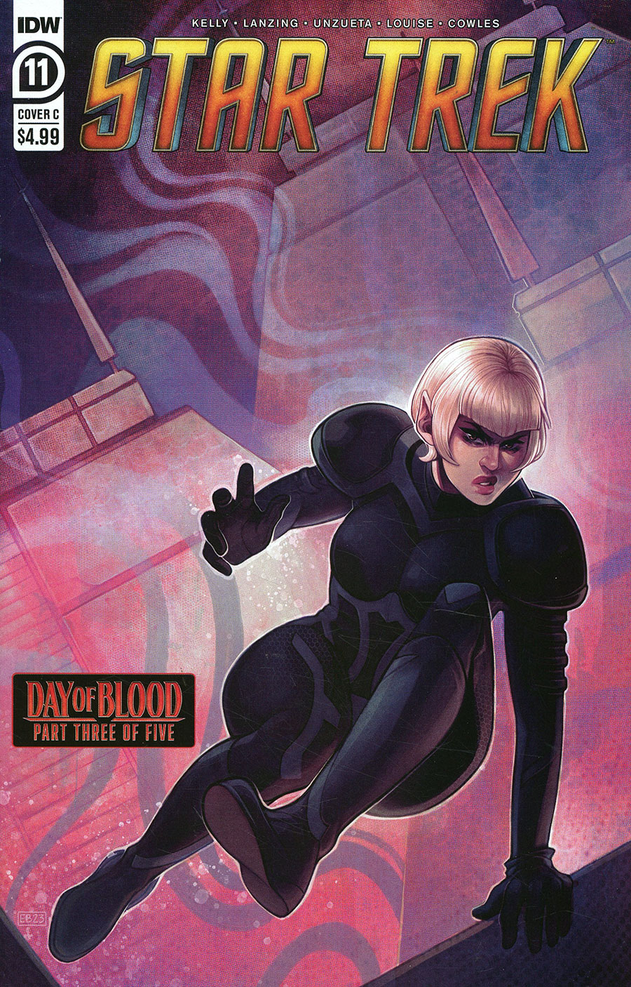 Star Trek (IDW) Vol 2 #11 Cover C Variant Elizabeth Beals Cover (Day Of Blood Part 3)