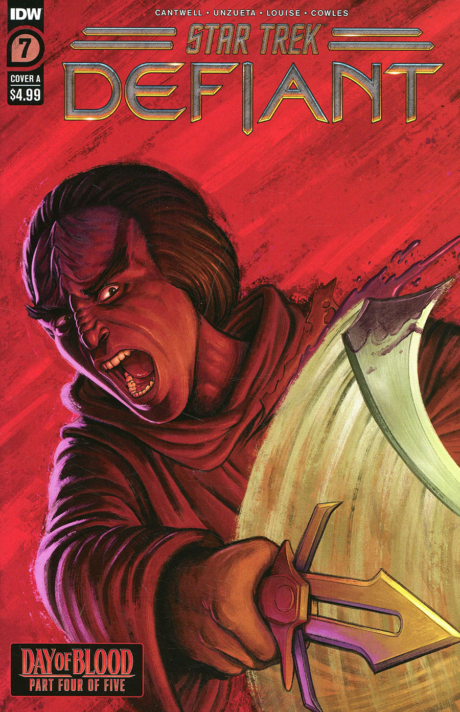 Star Trek Defiant #7 Cover A Regular Malachi Ward Cover (Day Of Blood Part 4)