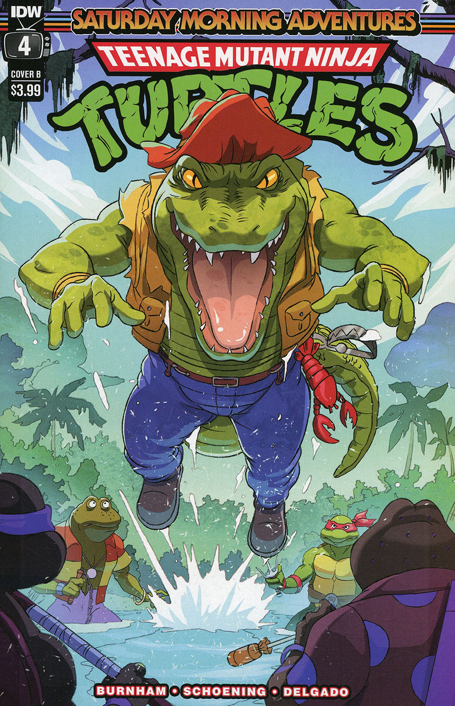 Teenage Mutant Ninja Turtles Saturday Morning Adventures Continued #4 Cover B Variant Dan Schoening Cover