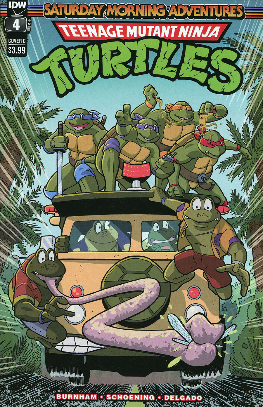 Teenage Mutant Ninja Turtles Saturday Morning Adventures Continued #4 Cover C Variant Travis Hymel Cover