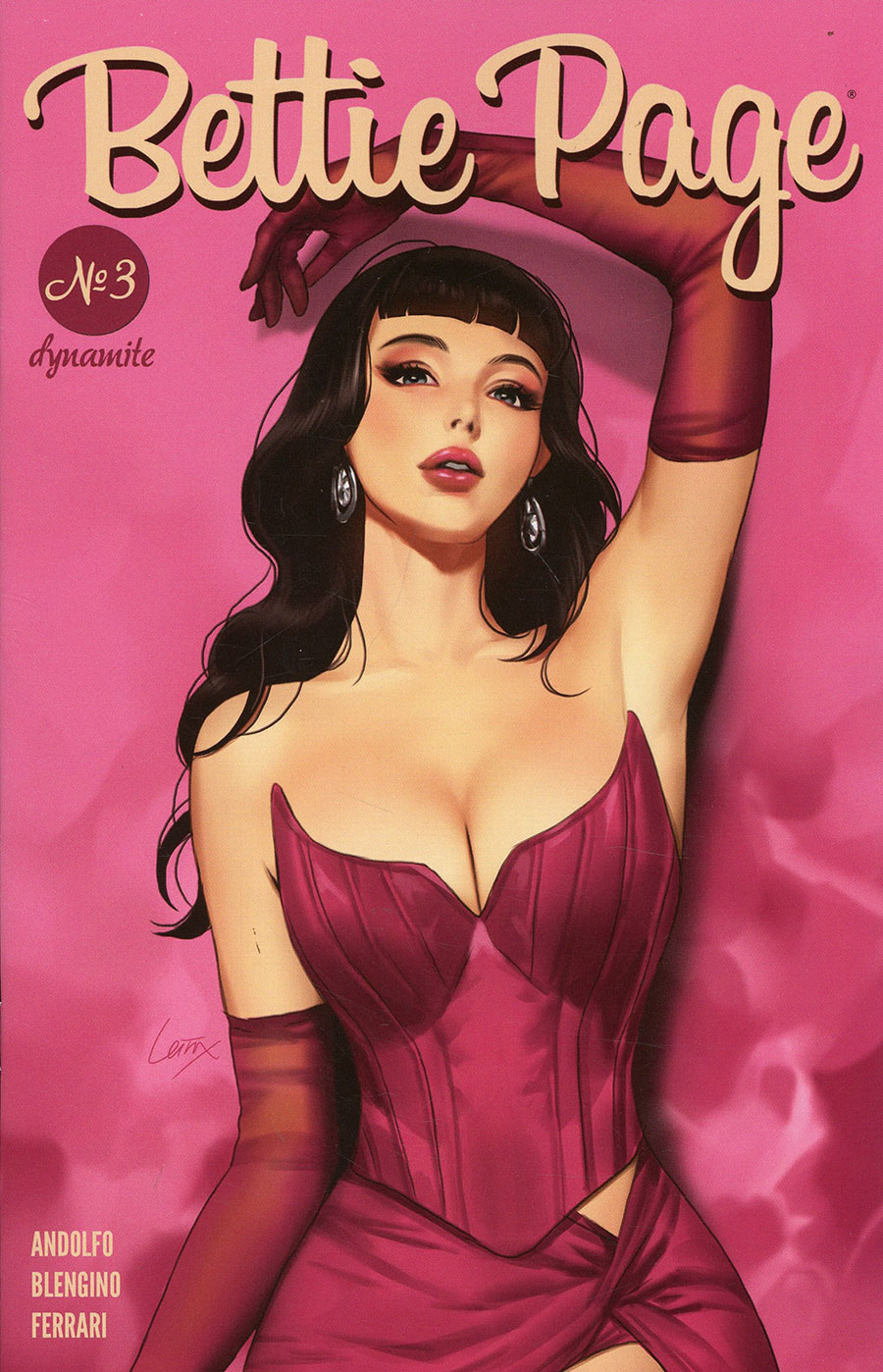 Bettie Page Vol 4 #3 Cover B Variant Lesley Leirix Li Cover