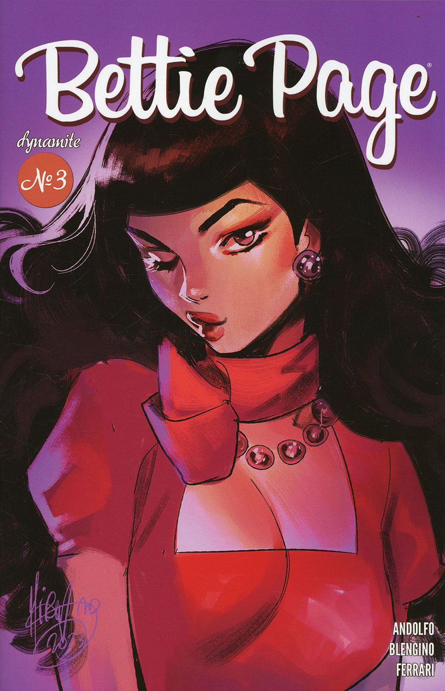 Bettie Page Vol 4 #3 Cover D Variant Mirka Andolfo Cover