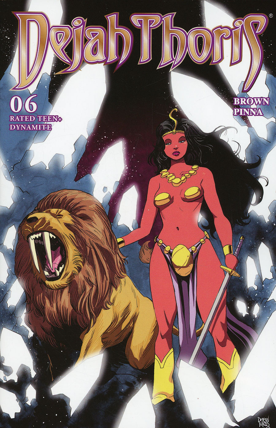 Dejah Thoris Vol 4 #6 Cover C Variant Drew Moss Cover