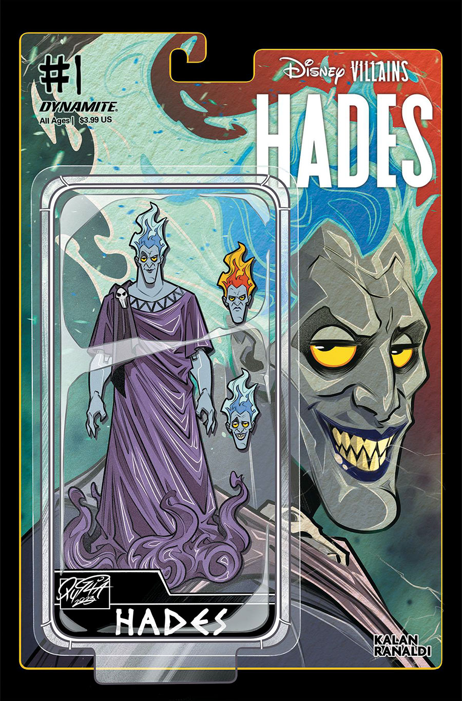Disney Villains Hades #1 Cover E Variant Action Figure Cover