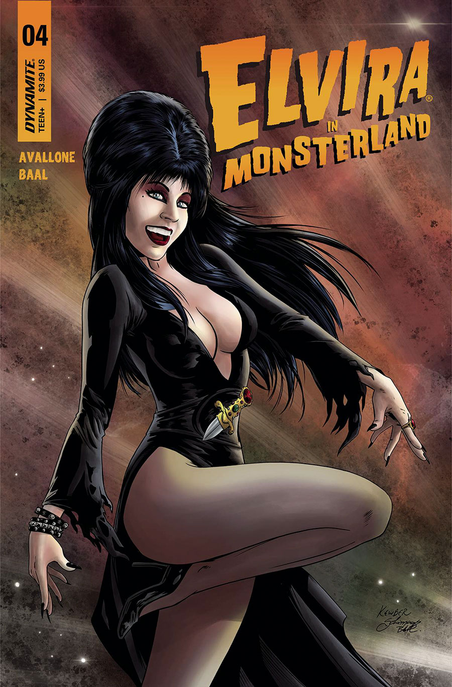 Elvira In Monsterland #4 Cover C Variant Kewber Baal Cover