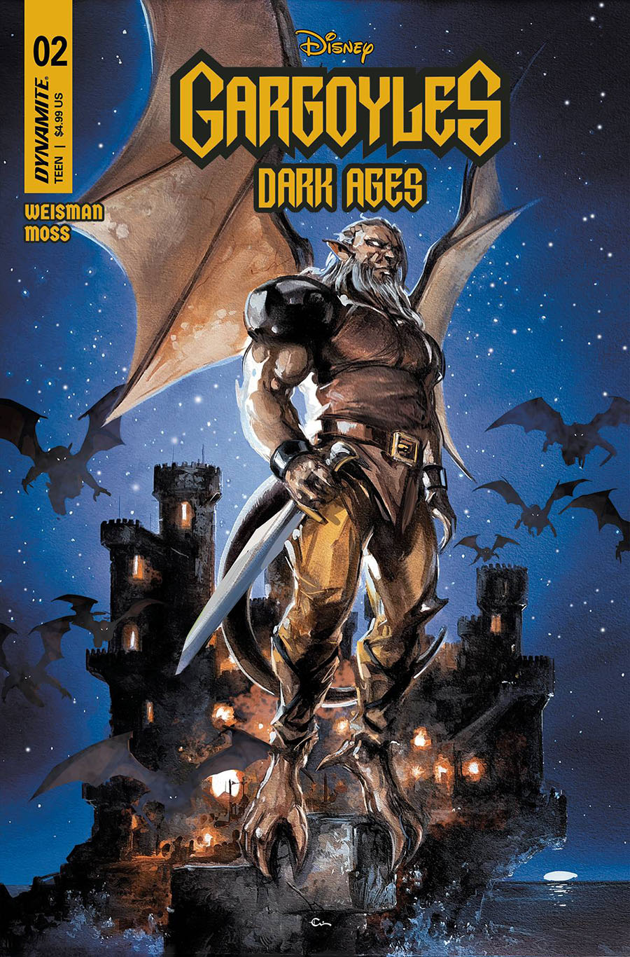Gargoyles Dark Ages #2 Cover A Regular Clayton Crain Cover