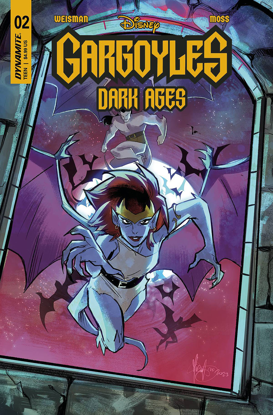 Gargoyles Dark Ages #2 Cover C Variant Mirka Andolfo Cover