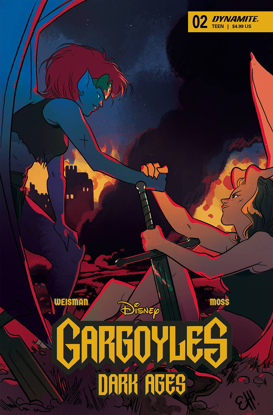 Gargoyles Dark Ages #2 Cover E Variant Erica Henderson Cover