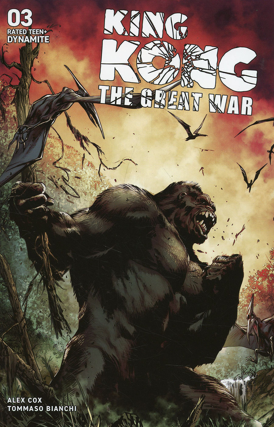 Kong The Great War #3 Cover B Variant Butch Guice Cover