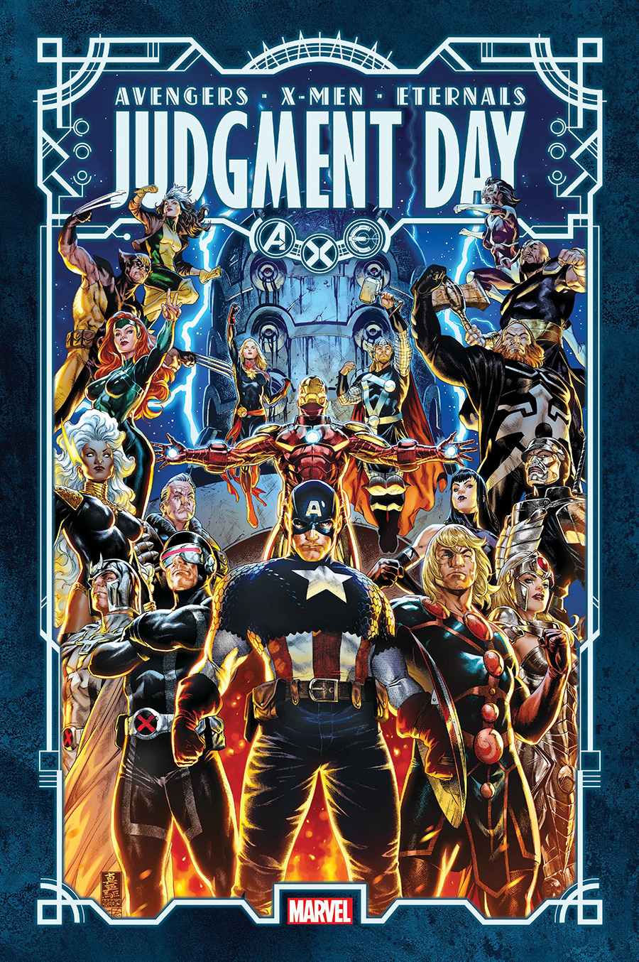 A.X.E. Judgment Day Omnibus HC Book Market Mark Brooks Cover