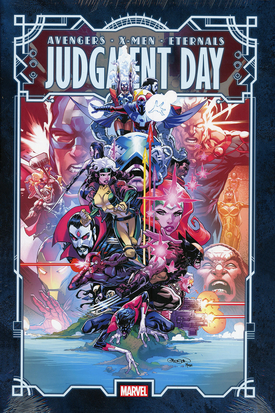 A.X.E. Judgment Day Omnibus HC Direct Market Patrick Gleason Variant Cover