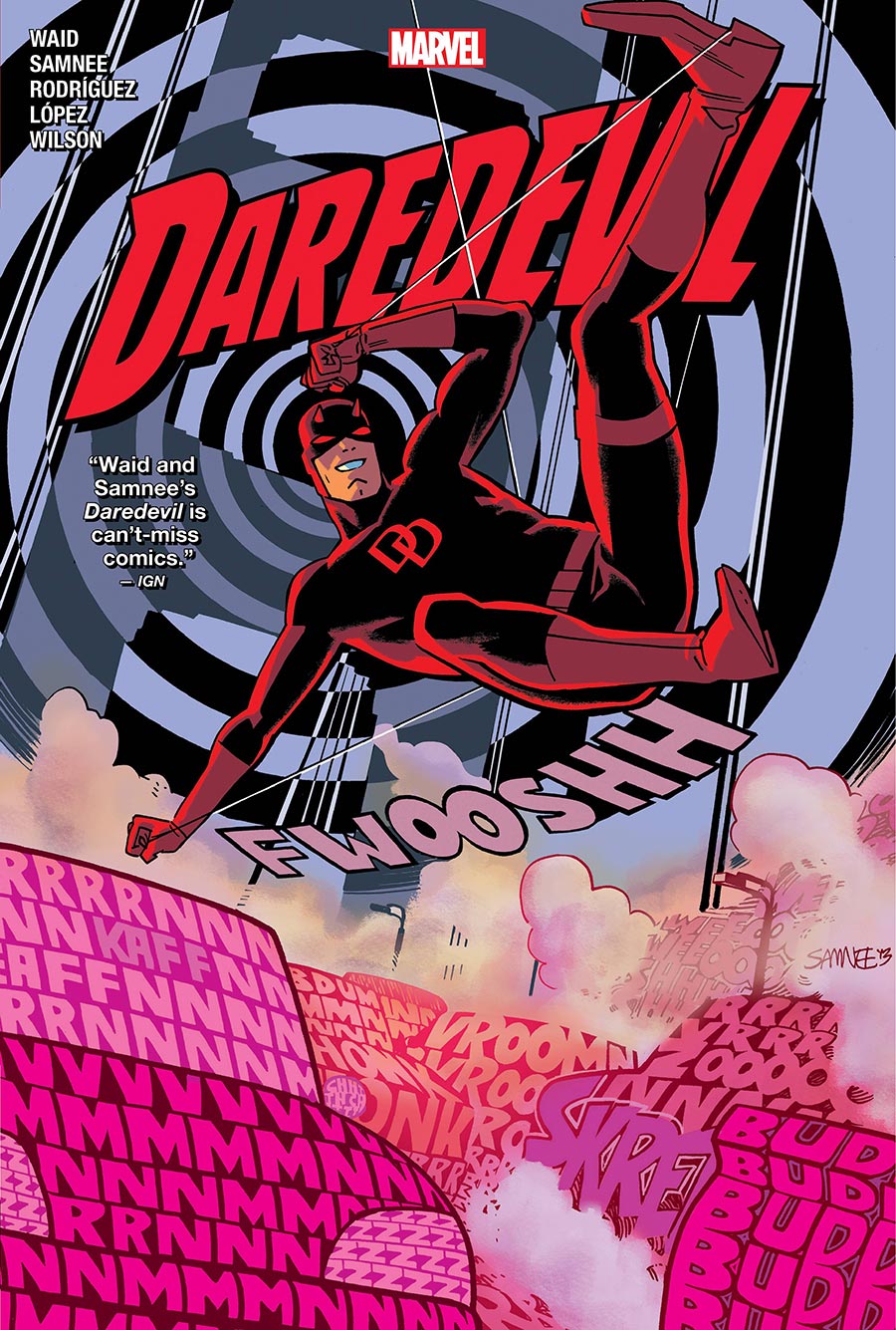 Daredevil By Mark Waid & Chris Samnee Omnibus Vol 2 HC Book Market Chris Samnee Cover New Printing