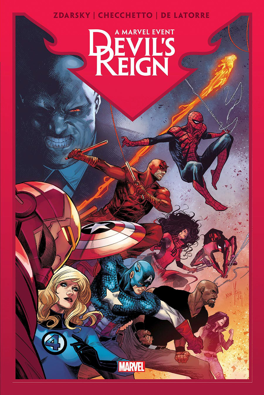 Devils Reign Omnibus HC Book Market Marco Checchetto Cover