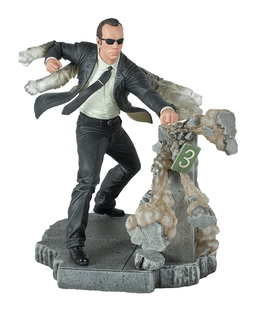 Matrix Gallery Agent Smith PVC Statue