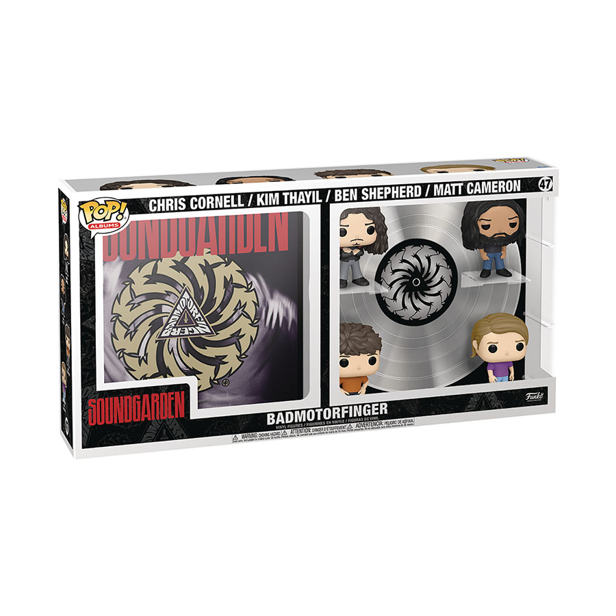 POP Albums Soundgarden Badmotorfinger Deluxe Vinyl Figure