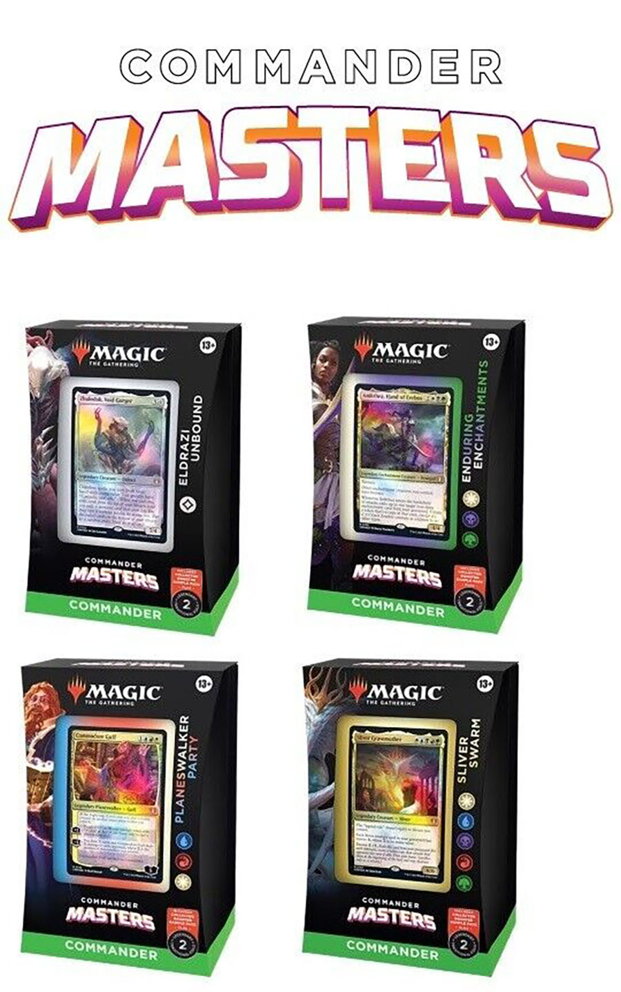 Magic The Gathering Commander Masters Deck Case (4-Count)