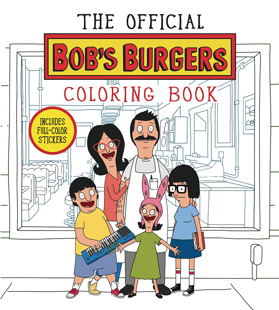 Official Bobs Burgers Coloring Book TP