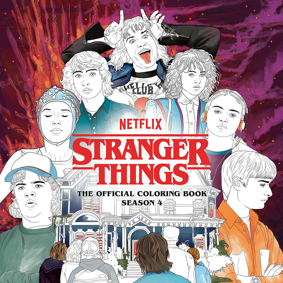 Stranger Things The Official Coloring Book Season 4 TP
