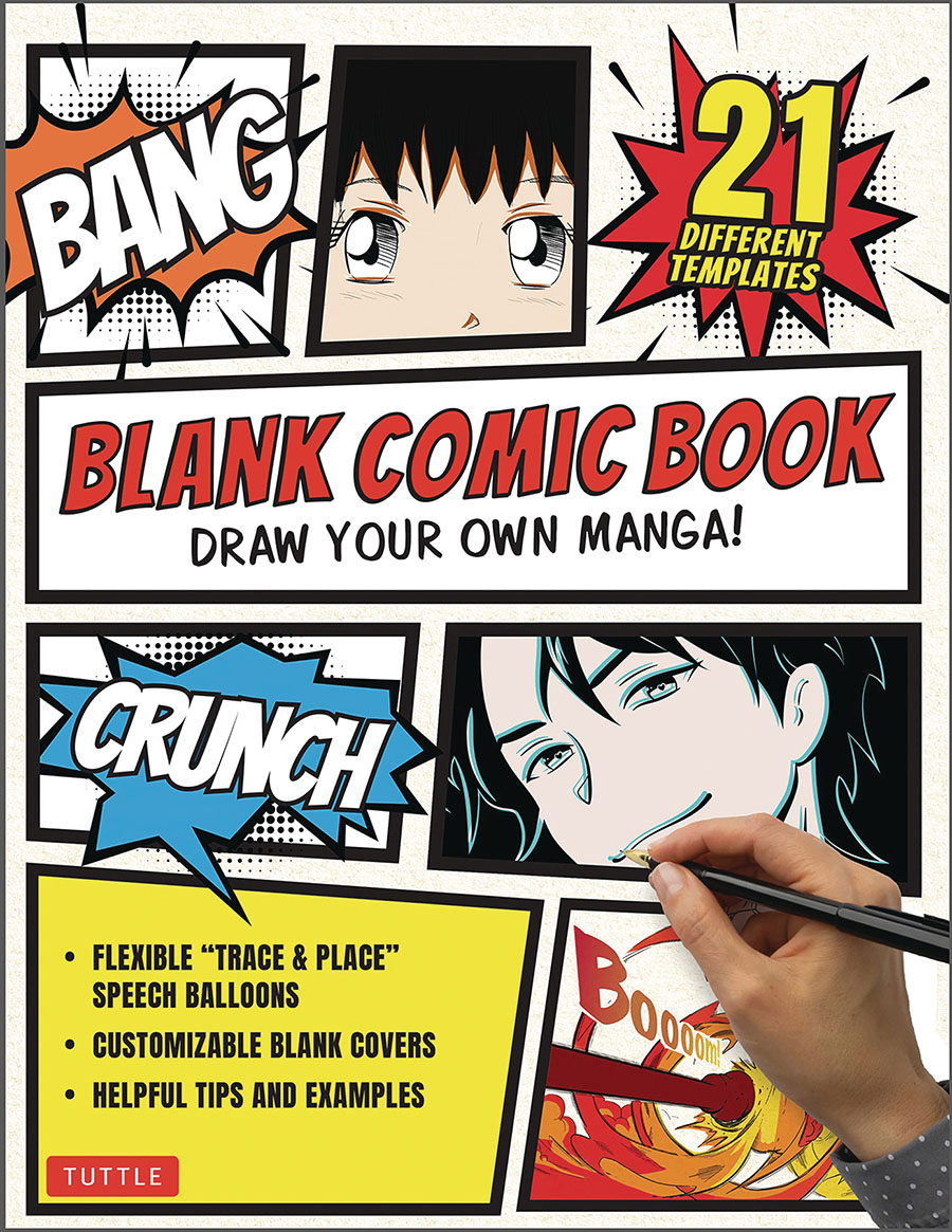 Draw Your Own Manga Blank Comic Book TP