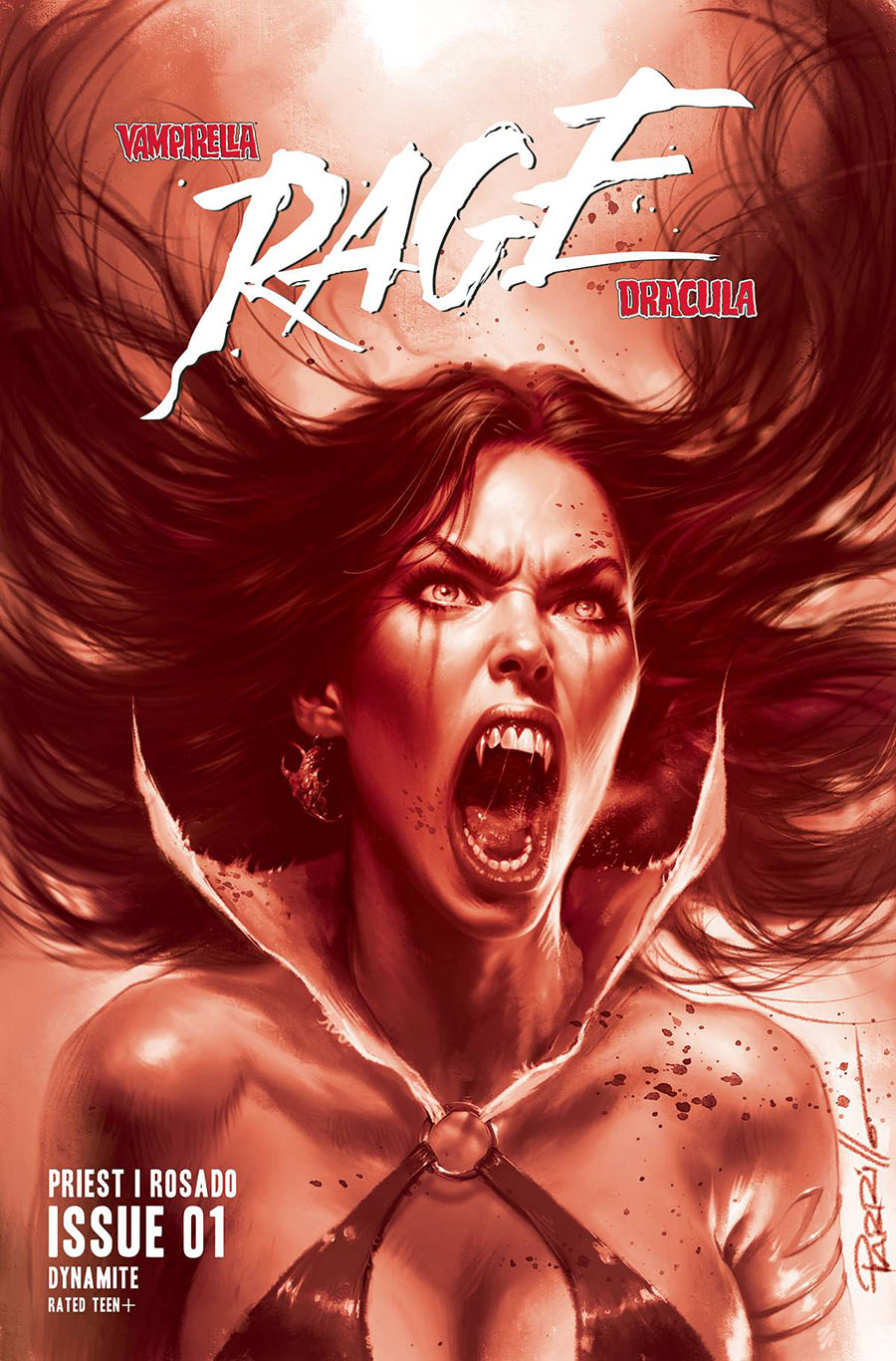 Vampirella Dracula Rage #1 Cover N Incentive Lucio Parrillo Tint Cover