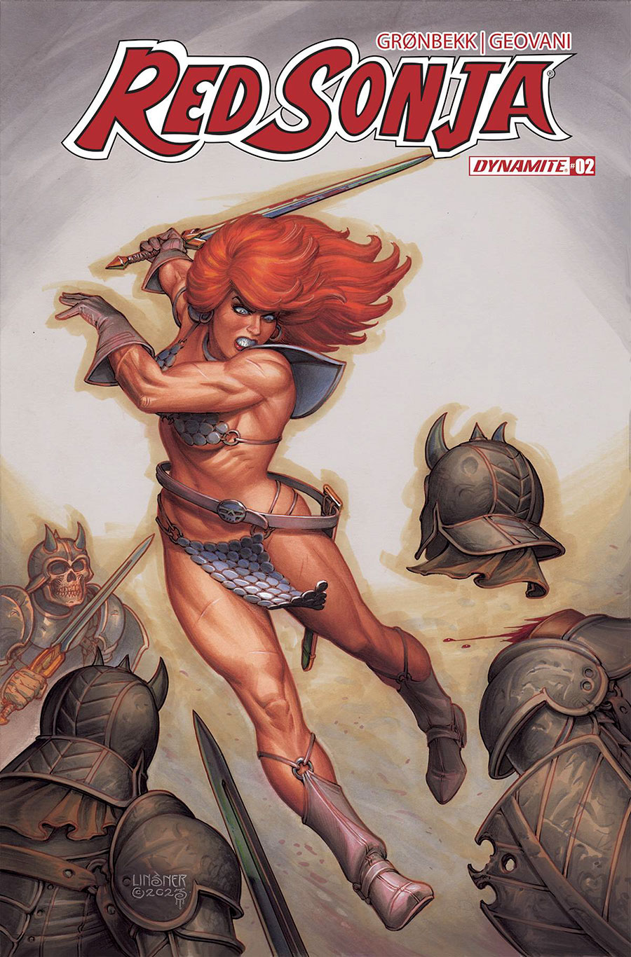 Red Sonja Vol 10 #2 Cover G Incentive Joseph Michael Linsner Variant Cover