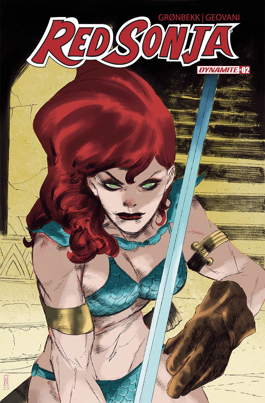 Red Sonja Vol 10 #2 Cover I Incentive Werther Dell Edera Variant Cover