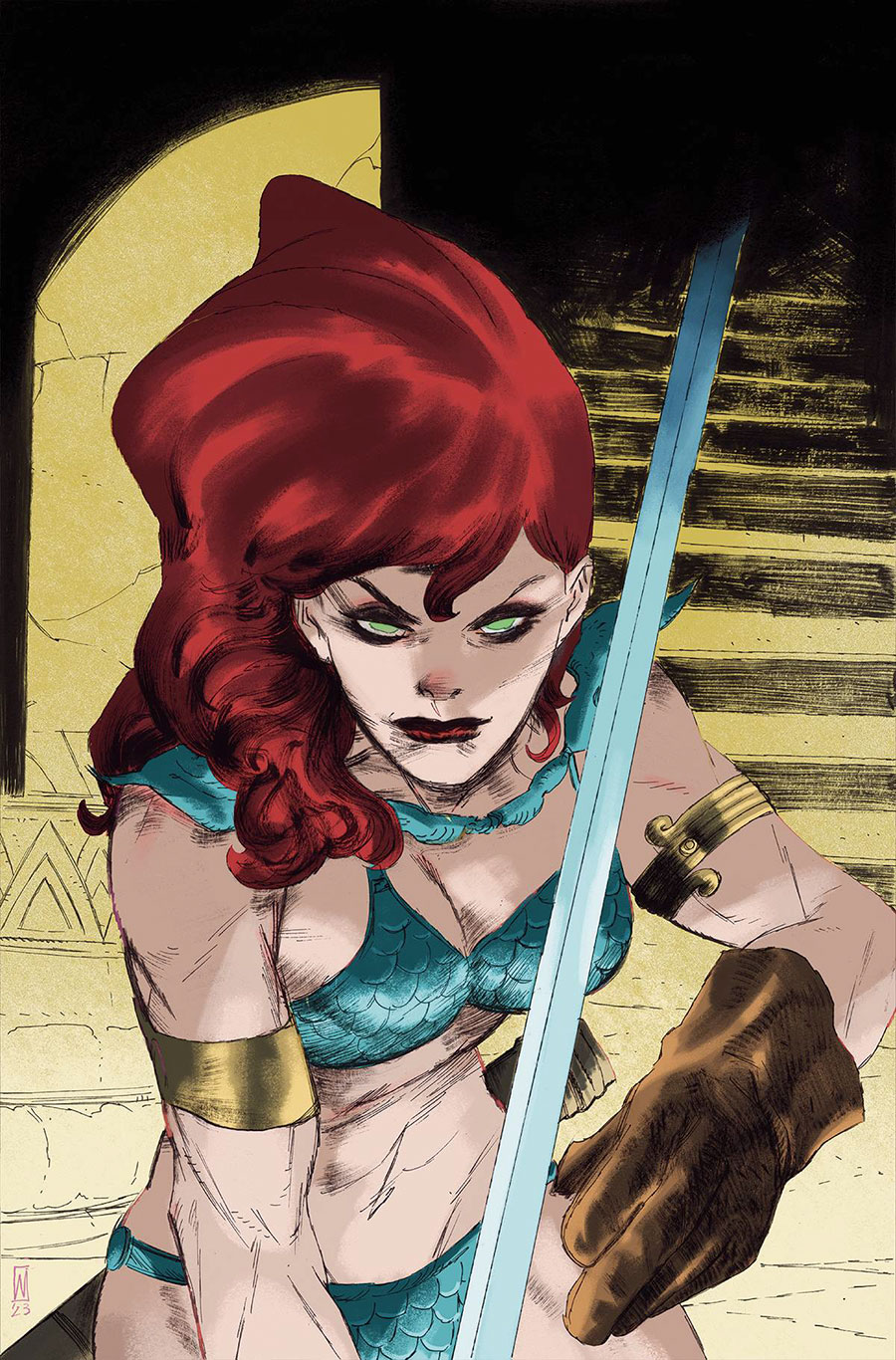 Red Sonja Vol 10 #2 Cover R Incentive Werther Dell Edera Virgin Cover