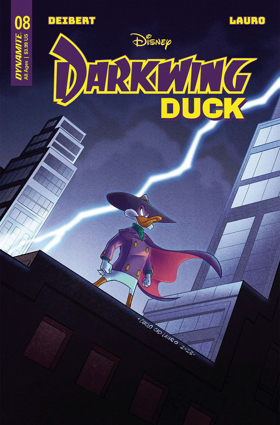 Darkwing Duck Vol 3 #8 Cover F Incentive Carlo Lauro Variant Cover