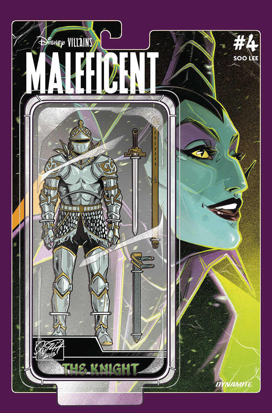 Disney Villains Maleficent #4 Cover H Incentive Action Figure Variant Cover