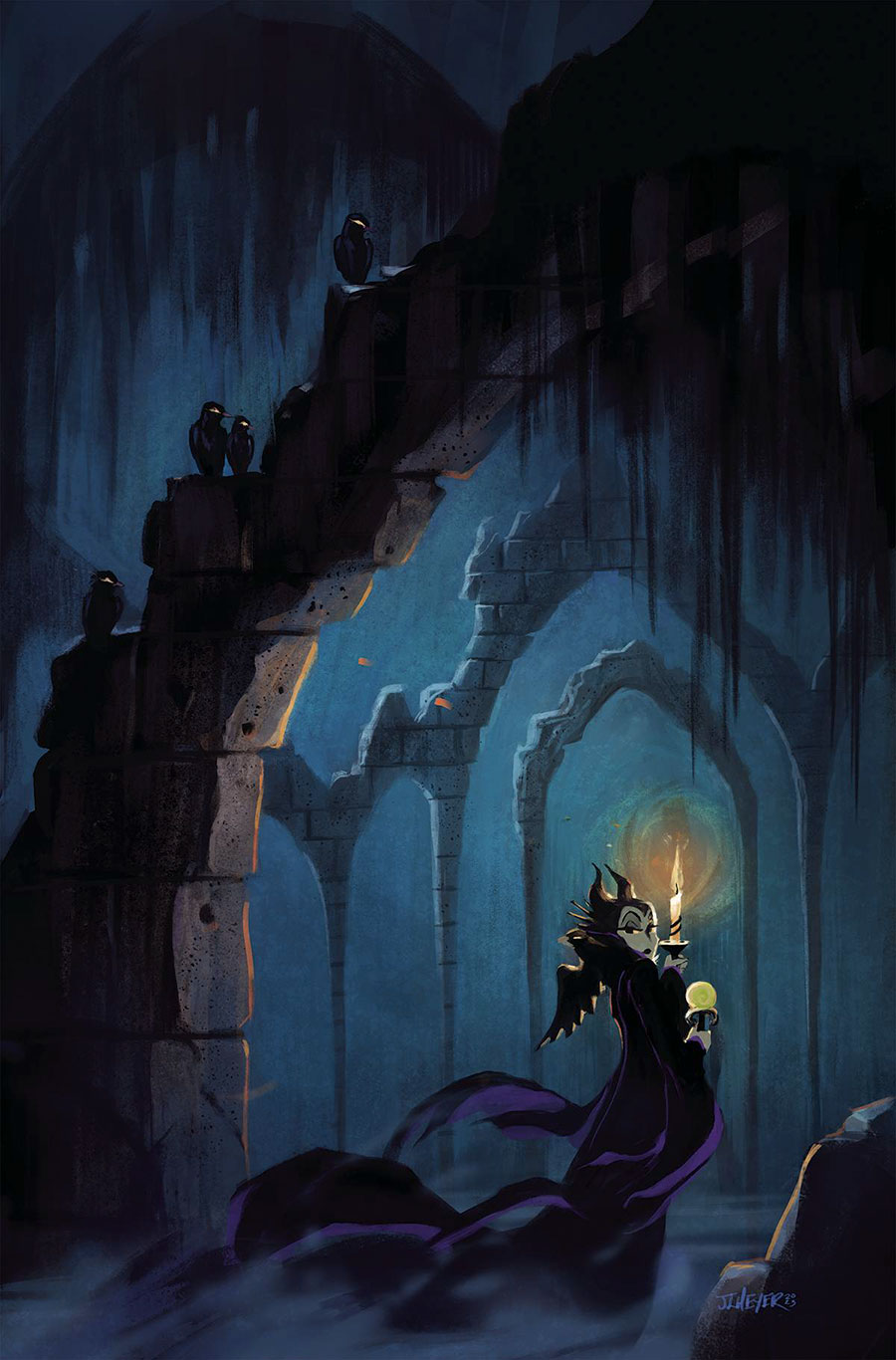 Disney Villains Maleficent #4 Cover L Incentive Jennifer L Meyer Virgin Cover