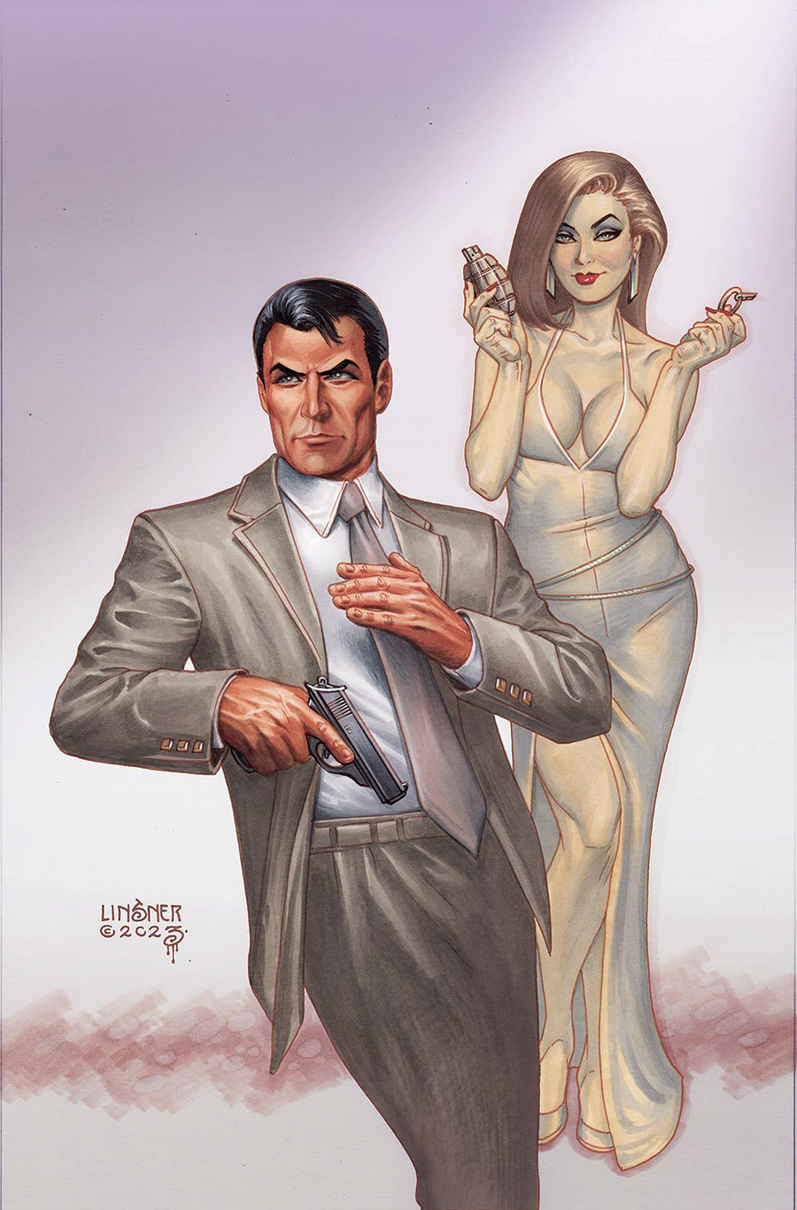 007 For King And Country #5 Cover J Incentive Joseph Michael Linsner Virgin Cover