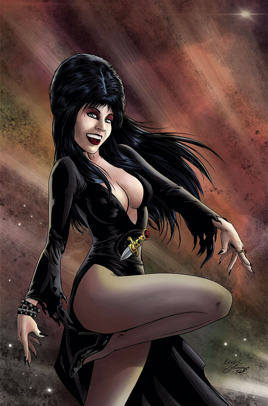 Elvira In Monsterland #4 Cover H Incentive Kewber Baal Virgin Cover