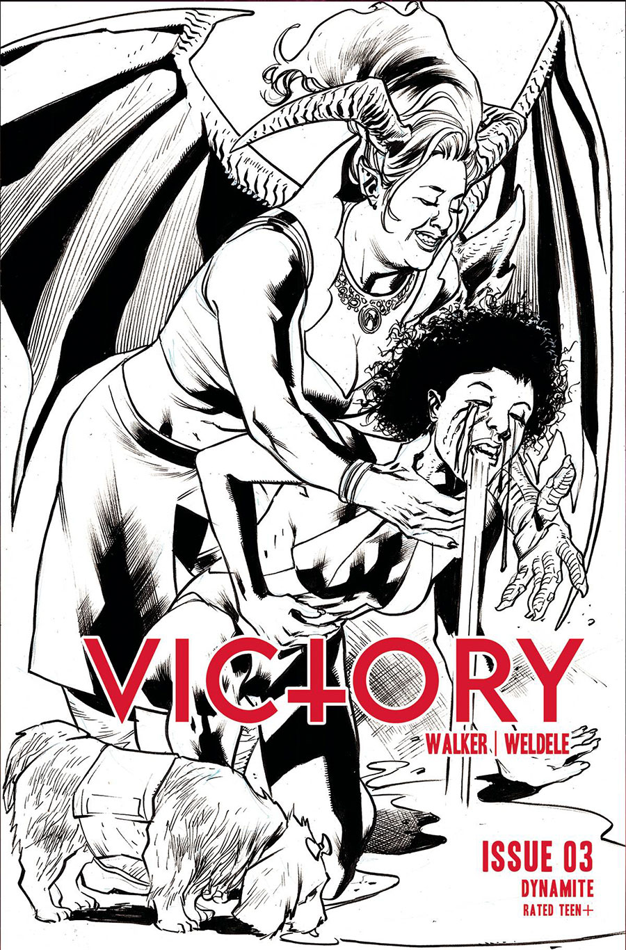 Victory (DE) #3 Cover G Incentive Bryan Hitch Black & White Cover