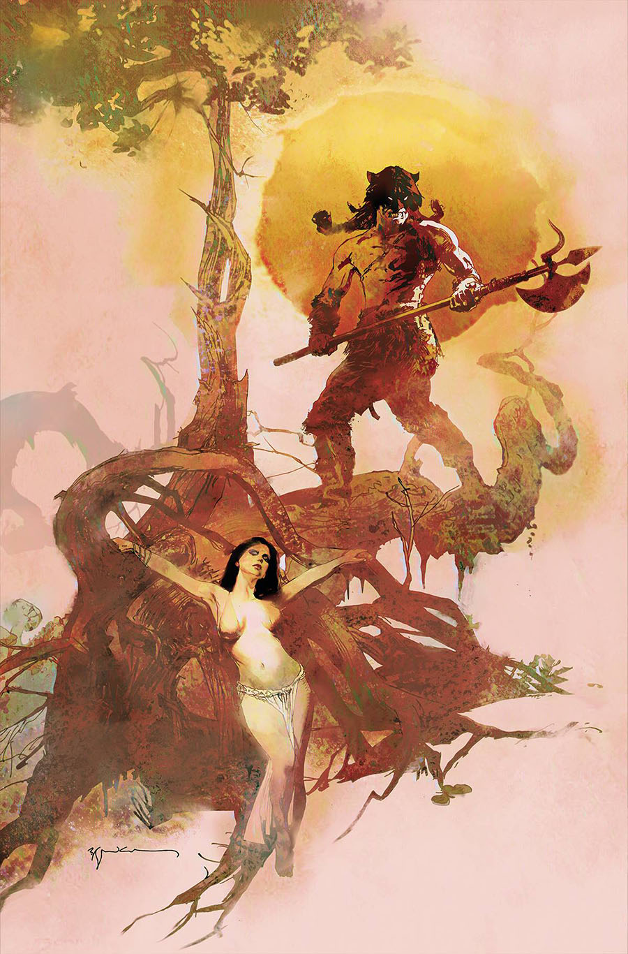Fire And Ice #1 Cover U Limited Edition Bill Sienkiewicz Virgin Cover