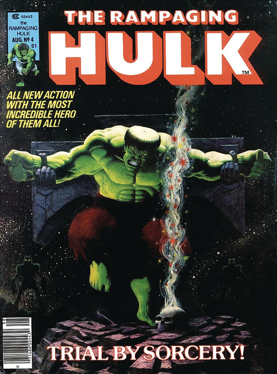 Rampaging Hulk #4 Cover B DF Jim Starlin Personal File Copy Signed By Jim Starlin