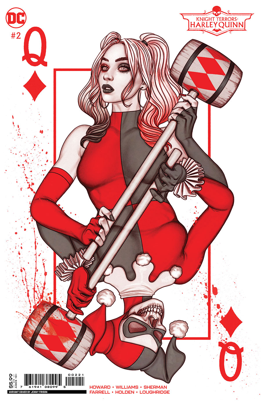 Knight Terrors Harley Quinn #2 Cover B Variant Jenny Frison Card Stock Cover