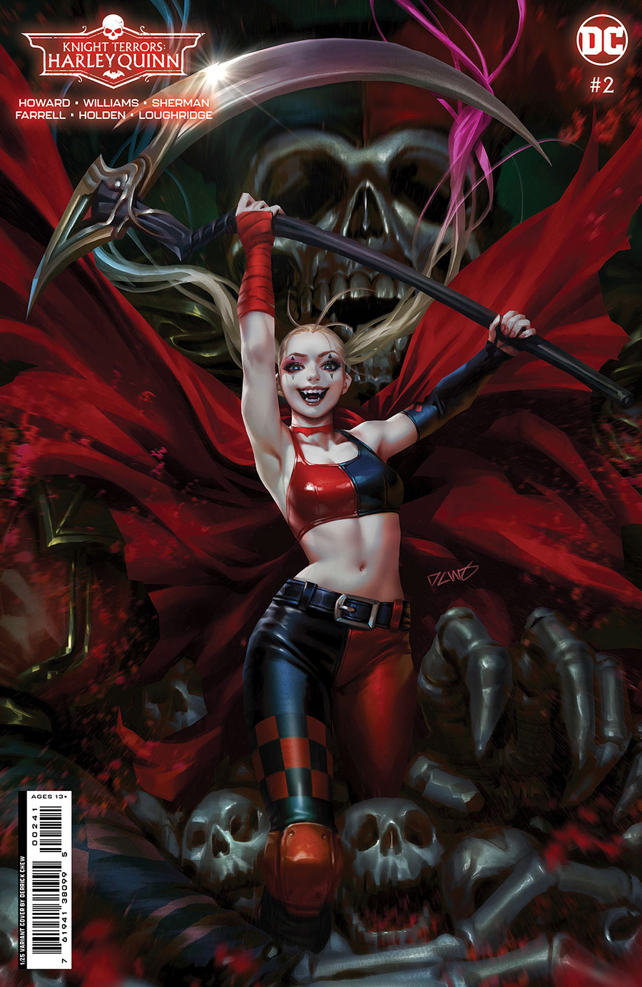 Knight Terrors Harley Quinn #2 Cover D Incentive Derrick Chew Card Stock Variant Cover