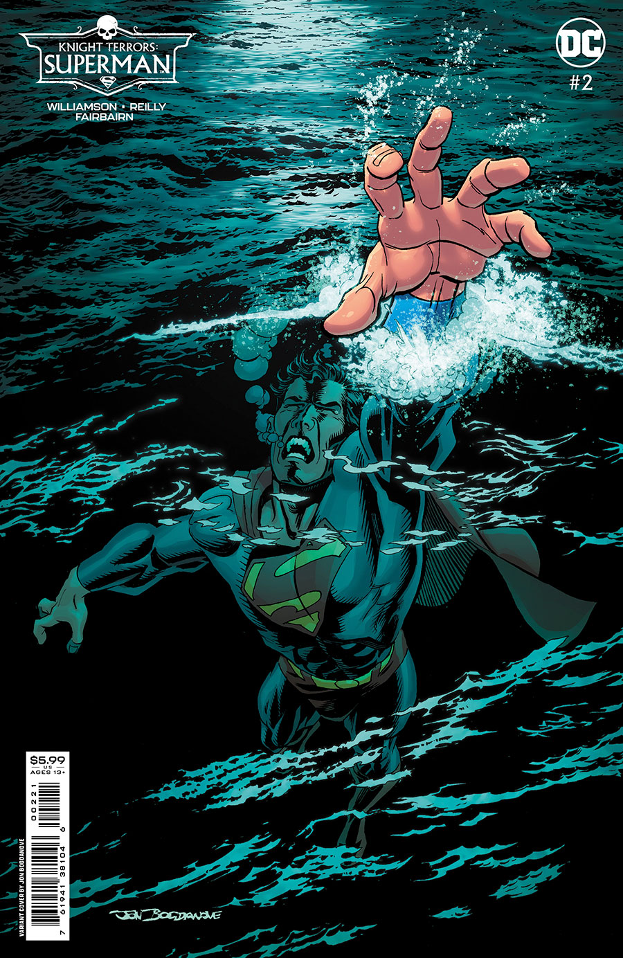 Knight Terrors Superman #2 Cover B Variant Jon Bogdanove Card Stock Cover