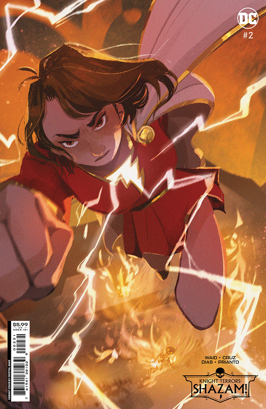 Knight Terrors SHAZAM #2 Cover C Variant Crystal Kung Card Stock Cover