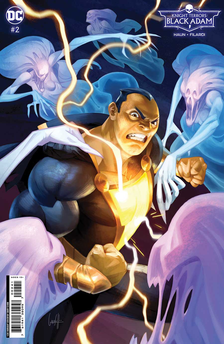 Knight Terrors Black Adam #2 Cover D Incentive Gary Choo Card Stock Variant Cover