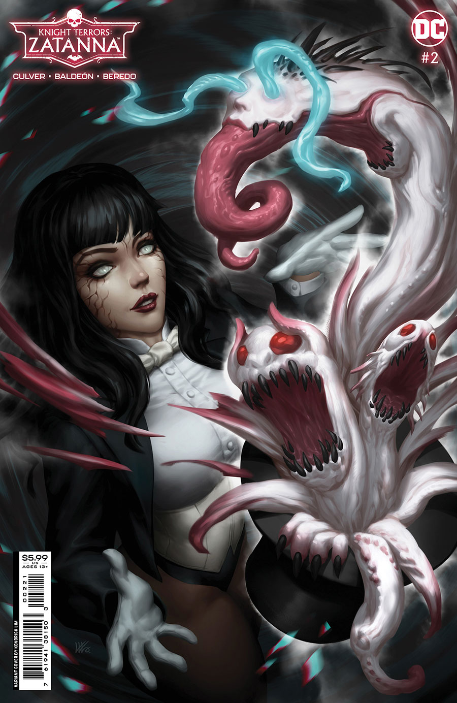 Knight Terrors Zatanna #2 Cover B Variant Kendrick kunkka Lim Card Stock Cover