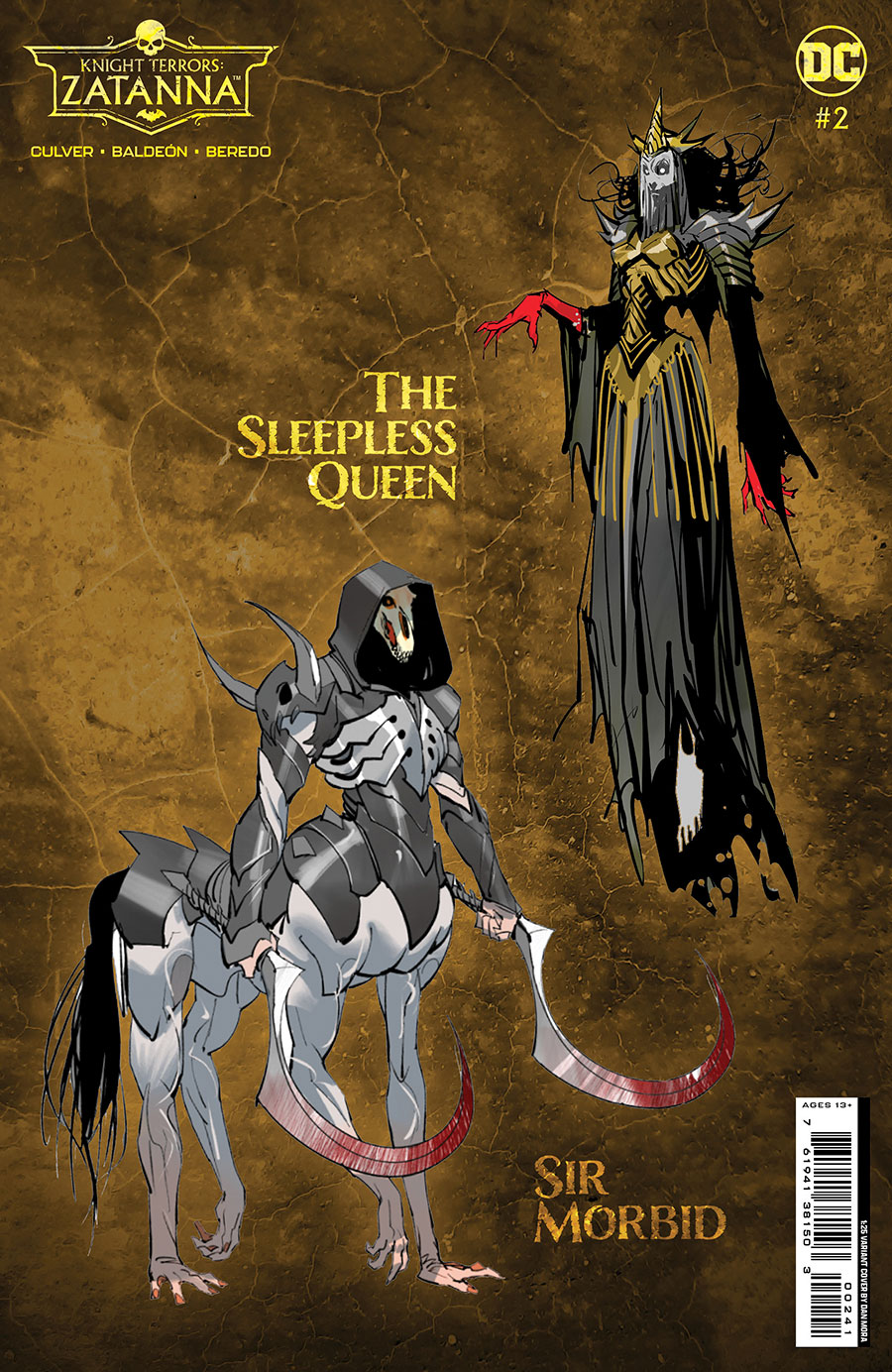 Knight Terrors Zatanna #2 Cover D Incentive Dan Mora Card Stock Variant Cover