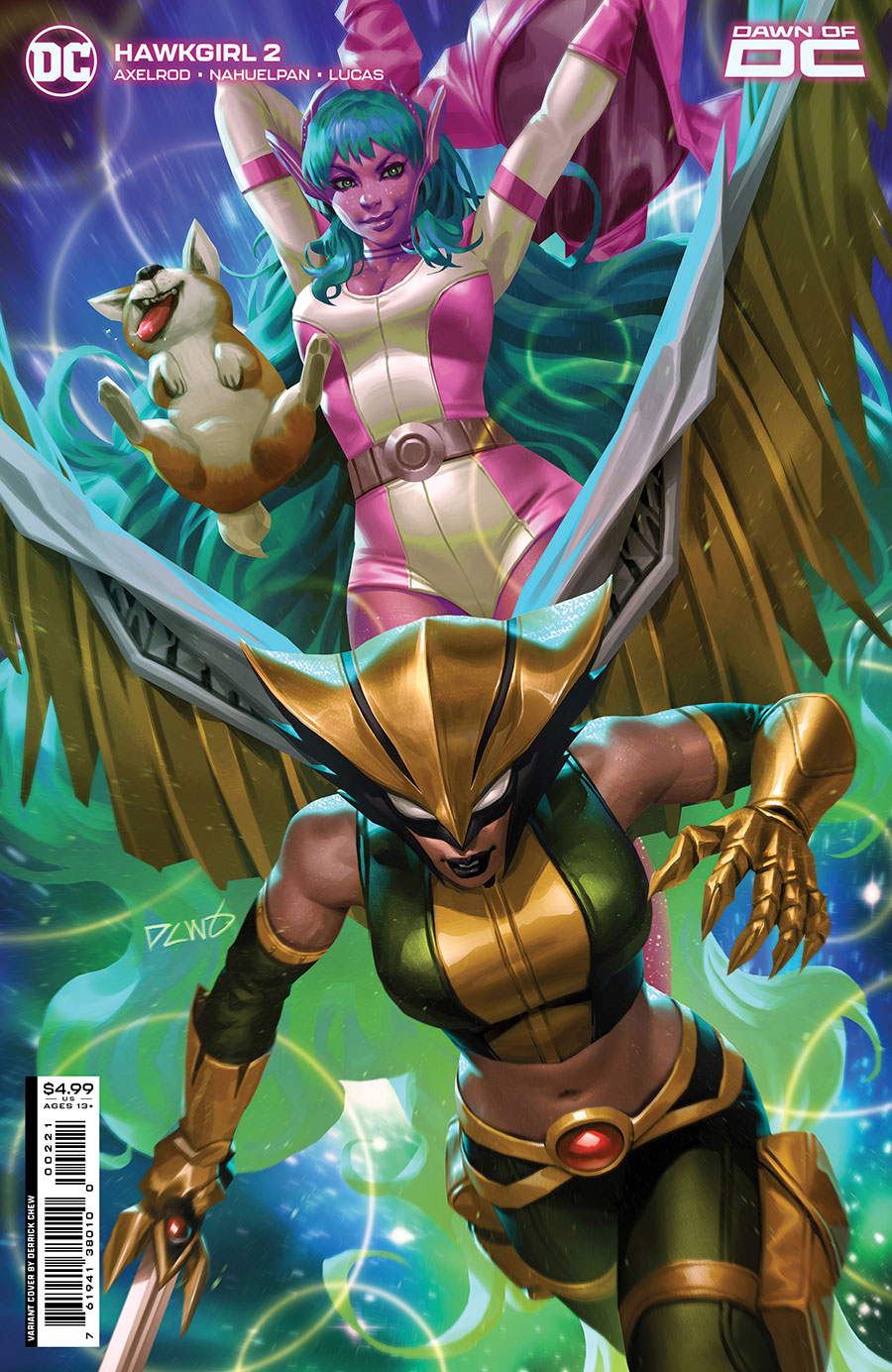 Hawkgirl Vol 2 #2 Cover B Variant Derrick Chew Card Stock Cover