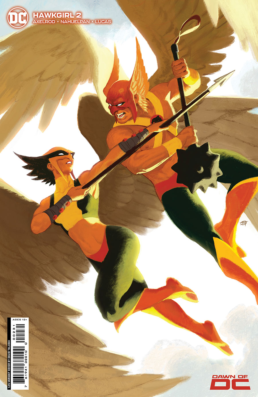 Hawkgirl Vol 2 #2 Cover D Incentive David Talaski Card Stock Variant Cover