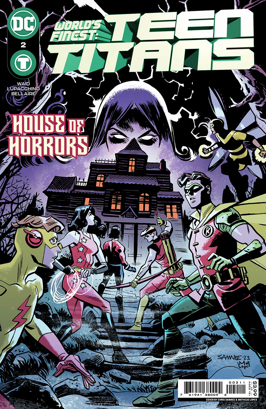 Worlds Finest Teen Titans #2 Cover A Regular Chris Samnee Cover