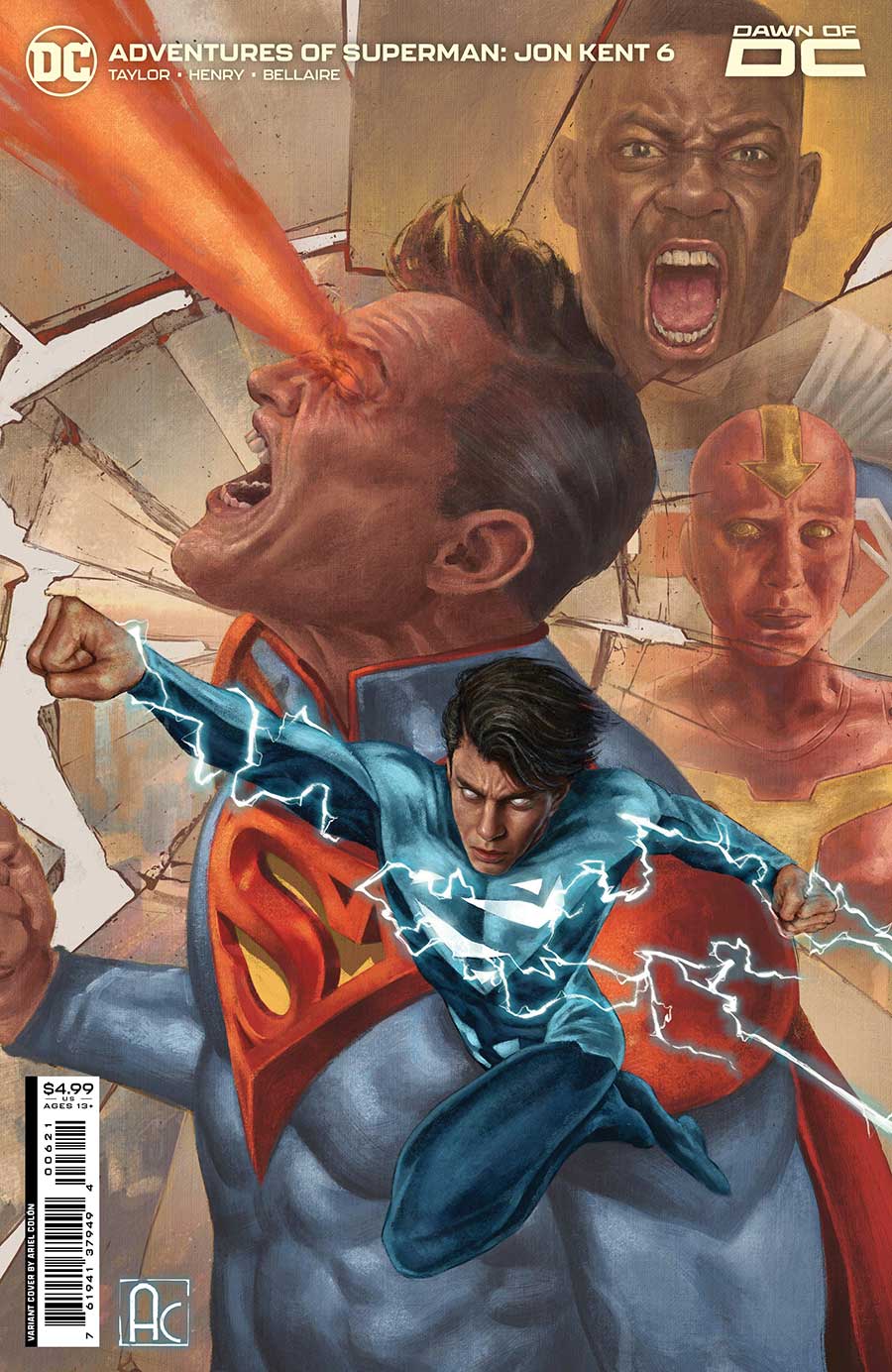 Adventures Of Superman Jon Kent #6 Cover B Variant Ariel Colon Card Stock Cover