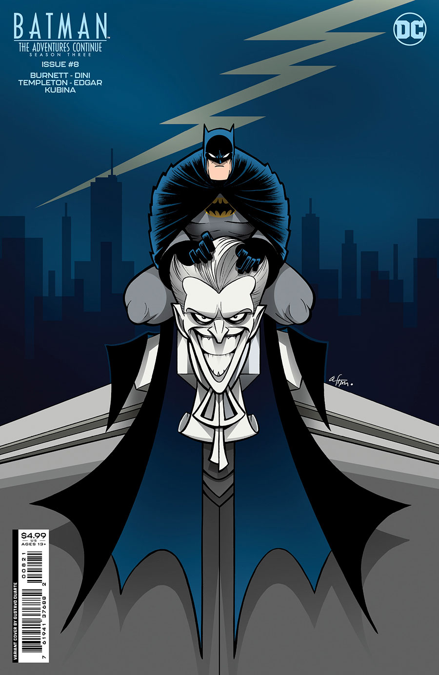 Batman The Adventures Continue Season III #8 Cover B Variant Gustavo Duarte Card Stock Cover